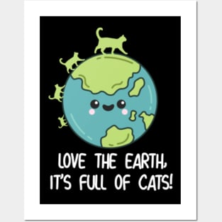 Earth Day Cats Posters and Art